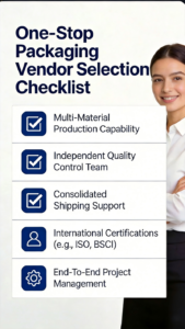 One-Stop Packaging Vendor Selection Checklist for procurement decision-makers